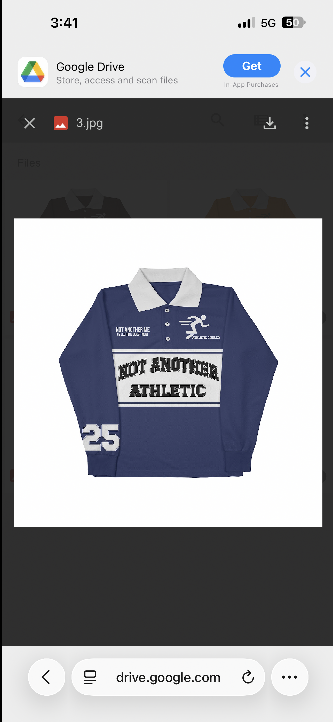Not Another Me collar shirt